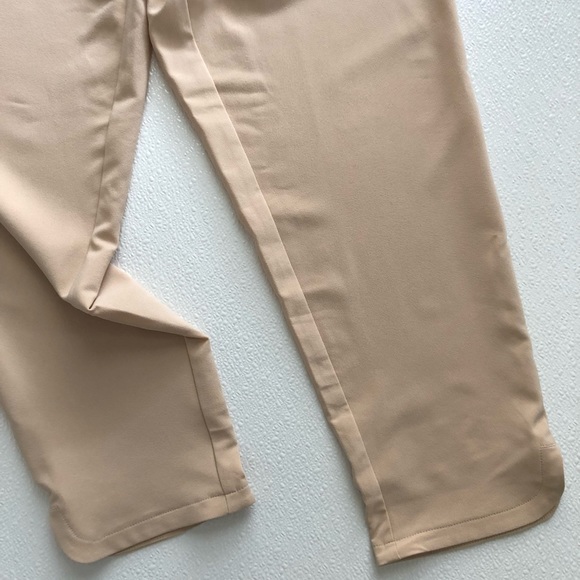 Iman Paperbag Style Dress Pants in Color Beige Size Small - Picture 3 of 12